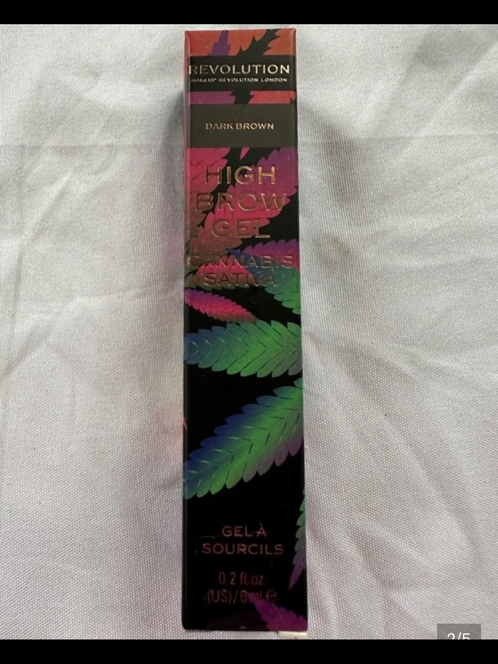 Revolution High Brow Gel In Dark Brown NIB